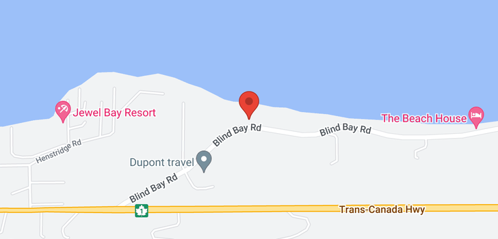 map of 1487 Blind Bay Road
